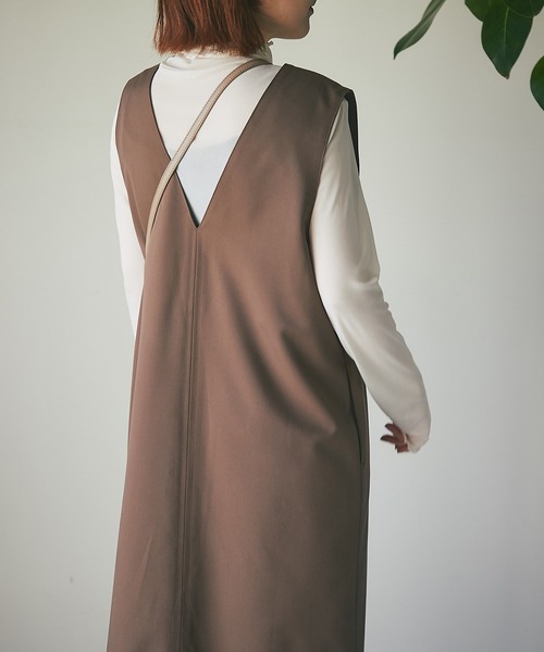 un dix cors（アンディコール）の「シアーハイネックカットソー（Tシャツ/カットソー・レディース・ブラック/オフホワイト/グリーン・FREE）」の18枚目の写真