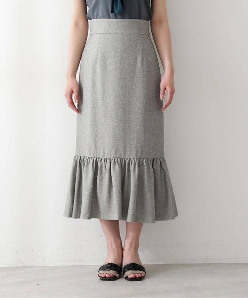 PROPORTION BODY DRESSING(プロポーションボディドレッシング)の「ティアードマーメイドスカート / 1212220701(スカート・レディース・パープル/ベージュ/ネイビー・X-SMALL/MEDIUM/SMALL)」の4枚目の写真