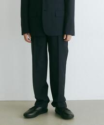 green label relaxing（グリーンレーベルリラクシング）の「TJ T/W ソリッドパンツ フルレングス ネイビー 140-160cm（スーツパンツ・キッズ）」