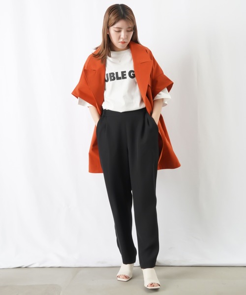 AVIE（アビィ）の「AVIE×LC/LLL ツイルAラインコート（その他アウター・レディース・ベージュ/カーキ/レッド・FREE）」の5枚目の写真