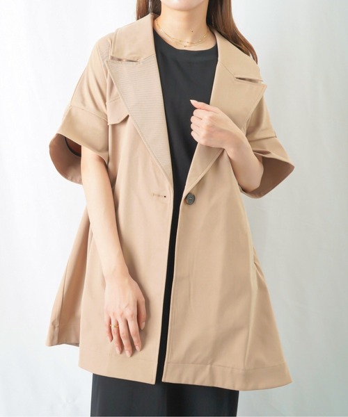 AVIE（アビィ）の「AVIE×LC/LLL ツイルAラインコート（その他アウター・レディース・ベージュ/カーキ/レッド・FREE）」の10枚目の写真