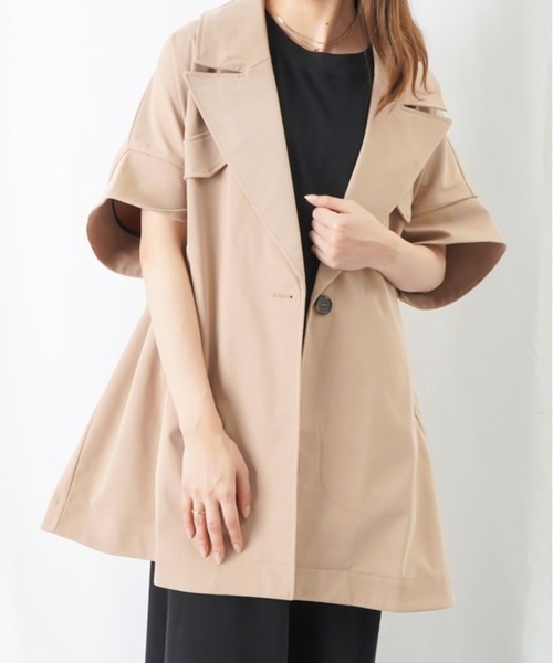 AVIE（アビィ）の「AVIE×LC/LLL ツイルAラインコート（その他アウター・レディース・ベージュ/カーキ/レッド・FREE）」の12枚目の写真