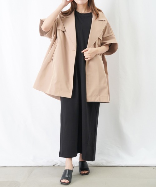 AVIE（アビィ）の「AVIE×LC/LLL ツイルAラインコート（その他アウター・レディース・ベージュ/カーキ/レッド・FREE）」の13枚目の写真