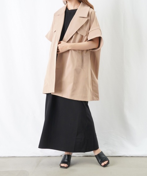 AVIE（アビィ）の「AVIE×LC/LLL ツイルAラインコート（その他アウター・レディース・ベージュ/カーキ/レッド・FREE）」の14枚目の写真