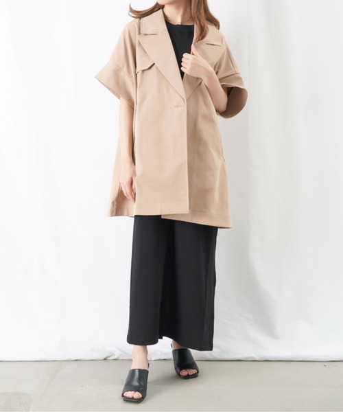AVIE（アビィ）の「AVIE×LC/LLL ツイルAラインコート（その他アウター・レディース・ベージュ/カーキ/レッド・FREE）」の15枚目の写真