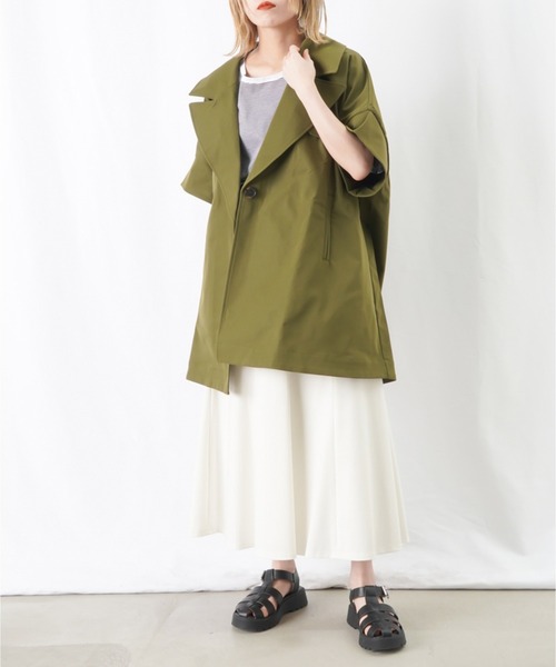 AVIE（アビィ）の「AVIE×LC/LLL ツイルAラインコート（その他アウター・レディース・ベージュ/カーキ/レッド・FREE）」の22枚目の写真