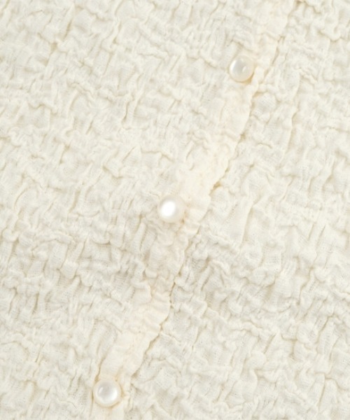 flower（フラワー）の「クリアスリーブトップ2（シャツ/ブラウス・レディース・ブラウン/アイボリー・FREE）」の19枚目の写真