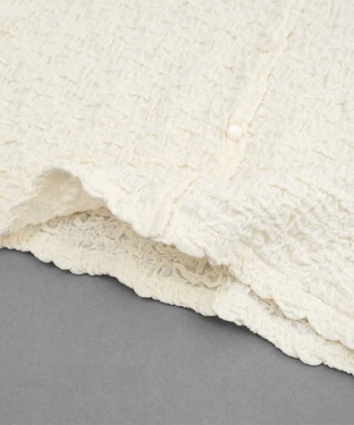 flower（フラワー）の「クリアスリーブトップ2（シャツ/ブラウス・レディース・ブラウン/アイボリー・FREE）」の20枚目の写真