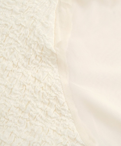 flower（フラワー）の「クリアスリーブトップ2（シャツ/ブラウス・レディース・ブラウン/アイボリー・FREE）」の21枚目の写真