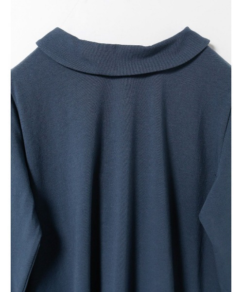 mizuiroind（ミズイロインド）の「シャツカラーロングスリーブプルオーバー（Tシャツ/カットソー・レディース・ライトグレー/ブラック/グレー/オフホワイト/ブルー・FREE）」の17枚目の写真