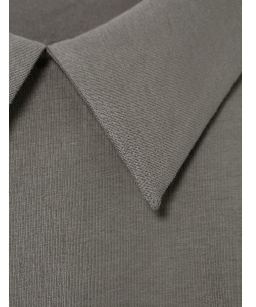 mizuiroind（ミズイロインド）の「シャツカラーロングスリーブプルオーバー（Tシャツ/カットソー・レディース・ライトグレー/ブラック/グレー/オフホワイト/ブルー・FREE）」の18枚目の写真