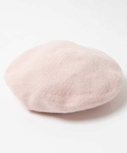 WEGO（ウィゴー）の「WEGO/フェルトベレー（ハンチング/ベレー帽・レディース・ブラック/オフホワイト/ライトピンク・FREE）」の13枚目の写真