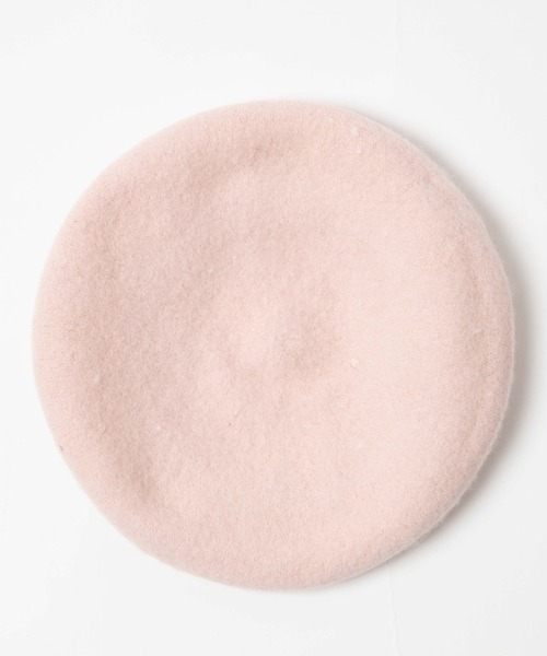 WEGO（ウィゴー）の「WEGO/フェルトベレー（ハンチング/ベレー帽・レディース・ブラック/オフホワイト/ライトピンク・FREE）」の17枚目の写真