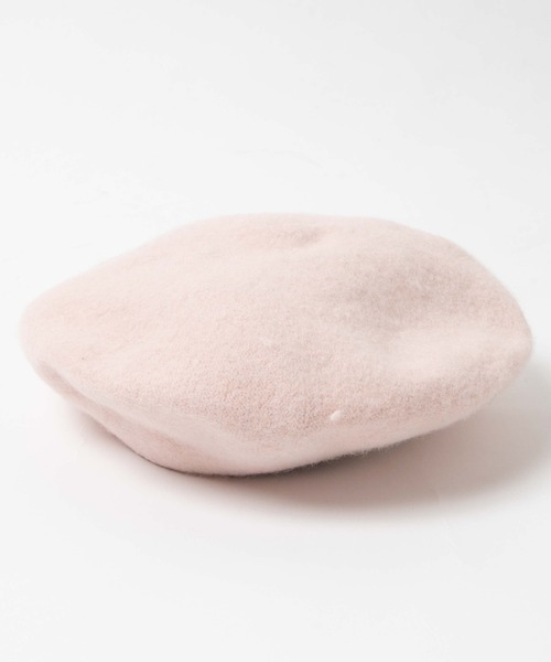 WEGO（ウィゴー）の「WEGO/フェルトベレー（ハンチング/ベレー帽・レディース・ブラック/オフホワイト/ライトピンク・FREE）」の18枚目の写真