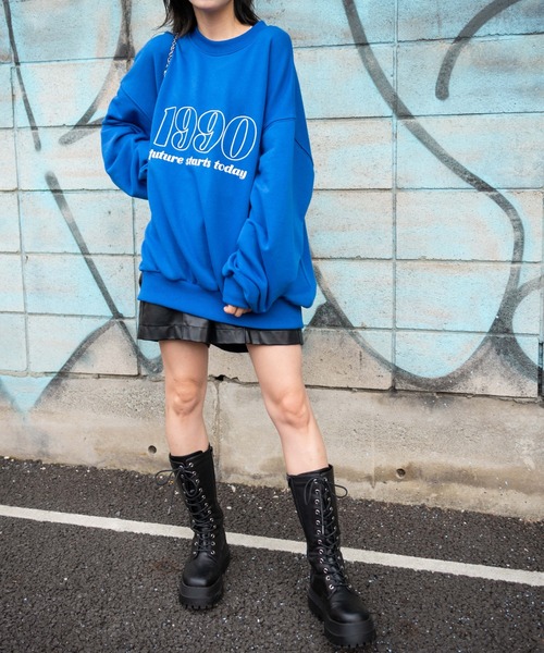 WEGO（ウィゴー）の「WEGO/グラフィックBIGプルオーバー（スウェット