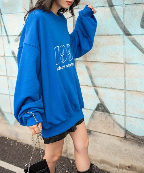 WEGO（ウィゴー）の「WEGO/グラフィックBIGプルオーバー（スウェット