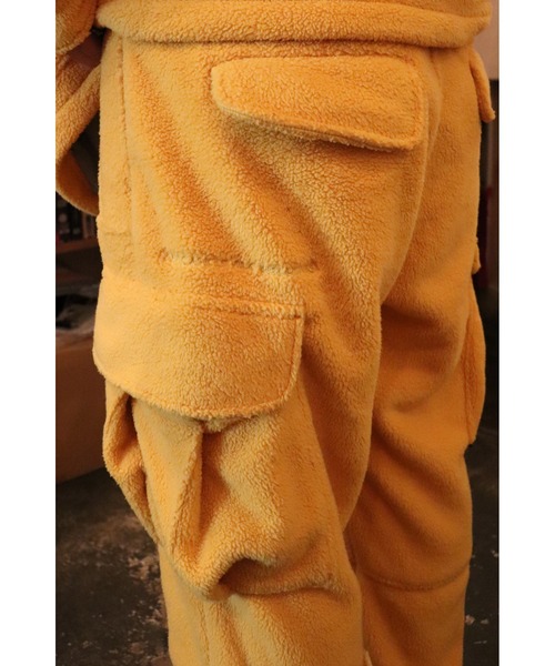AlexanderLeeChang(アレキサンダーリーチャン)の「BACANCES ALL INCLUSIVE×AlexanderLeeChang/バカンス・オールインクルーシブ×アレキサンダーリーチャン BLC FLEECE ARMY CARGO PANTS(カーゴパンツ・メンズ・ブラック/ブラウン/マスタード・M/L/XL)」の10枚目の写真