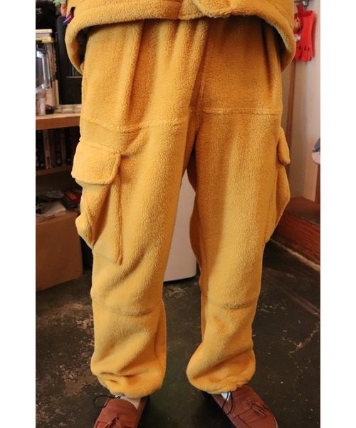AlexanderLeeChang(アレキサンダーリーチャン)の「BACANCES ALL INCLUSIVE×AlexanderLeeChang/バカンス・オールインクルーシブ×アレキサンダーリーチャン BLC FLEECE ARMY CARGO PANTS(カーゴパンツ・メンズ・ブラック/ブラウン/マスタード・M/L/XL)」の8枚目の写真