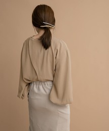 2WAY BANDCOLLAR BLOUSE