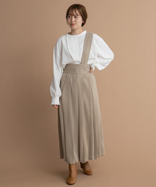 LAATO(ラート)の「2WAY BANDCOLLAR BLOUSE(シャツ/ブラウス・レディース・ホワイト/ブラック/ベージュ・FREE)」の15枚目の写真