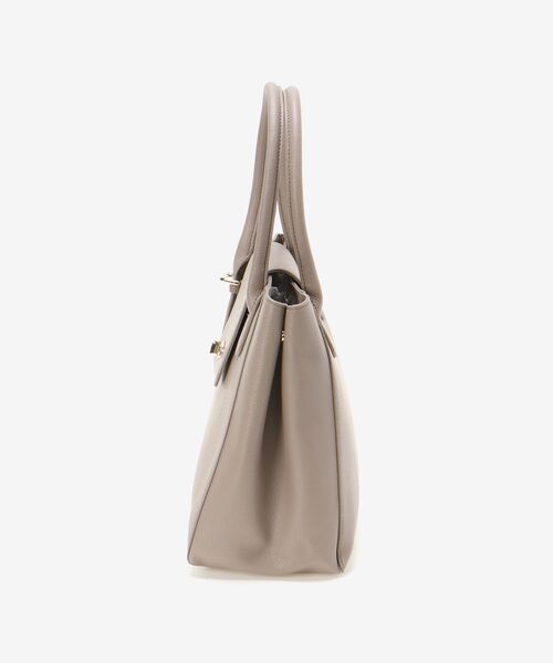 MAJESTIC LEGON(マジェスティックレゴン)の「Ladyスクエアハンドバッグ(ハンドバッグ・レディース・ブラック/アイボリー/グレイッシュベージュ・FREE)」の15枚目の写真