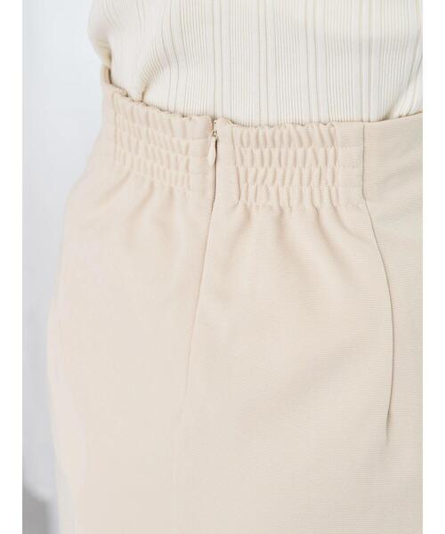 earth music&ecology（アースミュージックアンドエコロジー）の「ミニリップルナロースカート(アイボリー)（スカート・レディース・アイボリー・S/M）」の15枚目の写真