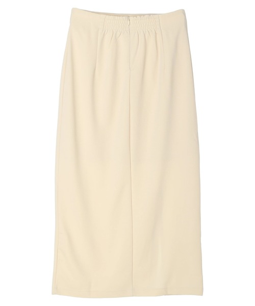 earth music&ecology（アースミュージックアンドエコロジー）の「ミニリップルナロースカート(アイボリー)（スカート・レディース・アイボリー・S/M）」の3枚目の写真