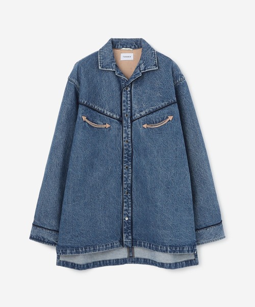 TANAKA | デニムウエスタンオーバーシャツ WOMEN