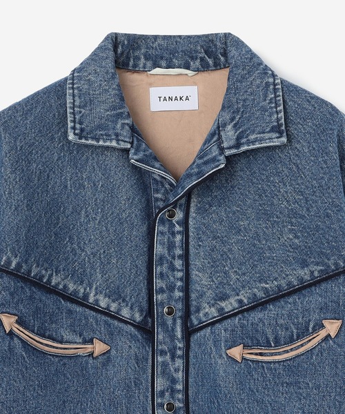 TANAKA | デニムウエスタンオーバーシャツ WOMEN