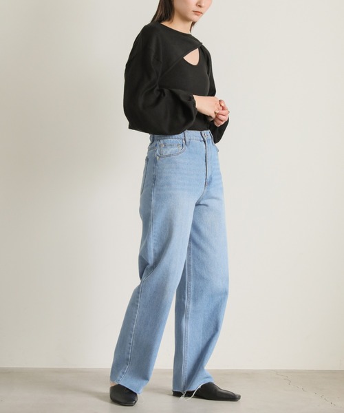 tall_mochaさん用 リンクスストライプクロップドニット【by SON】 – SELECT MOCA