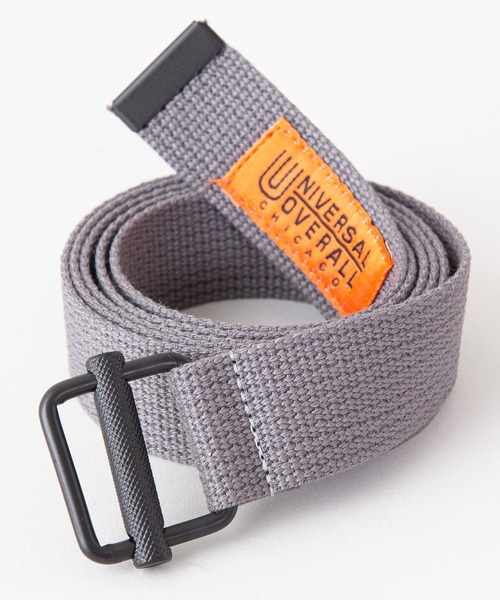 UNIVERSAL OVERALL（ユニバーサルオーバーオール）の「【UNIVERSALOVERALL/ユニバーサルオーバーオール】フランスカンベルト（ベルト・メンズ・グレー/ダークブラウン/エンジ/ブラック/オレンジ/カーキ/オフホワイト・FREE）」の3枚目の写真