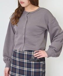 Flowering（フラワーリング）の「ダメージ ショート カーディガン（カーディガン/ボレロ）」