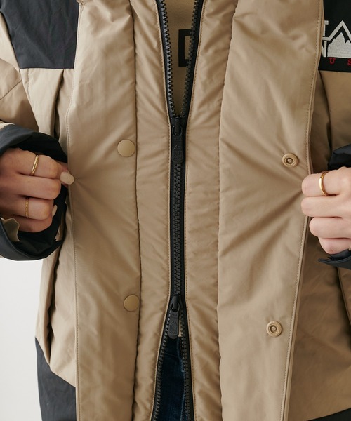 FIRST DOWN(ファーストダウン)の「【FIRST DOWN】WRAP DOWN DICROS(ダウンジャケット/コート・レディース・ブラック/チャコールグレー/ベージュ系その他・S/M)」の15枚目の写真