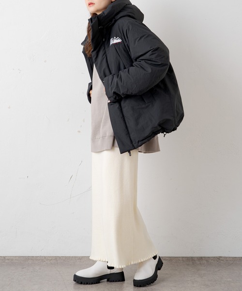 FIRST DOWN(ファーストダウン)の「【FIRST DOWN】WRAP DOWN DICROS(ダウンジャケット/コート・レディース・ブラック/チャコールグレー/ベージュ系その他・S/M)」の13枚目の写真