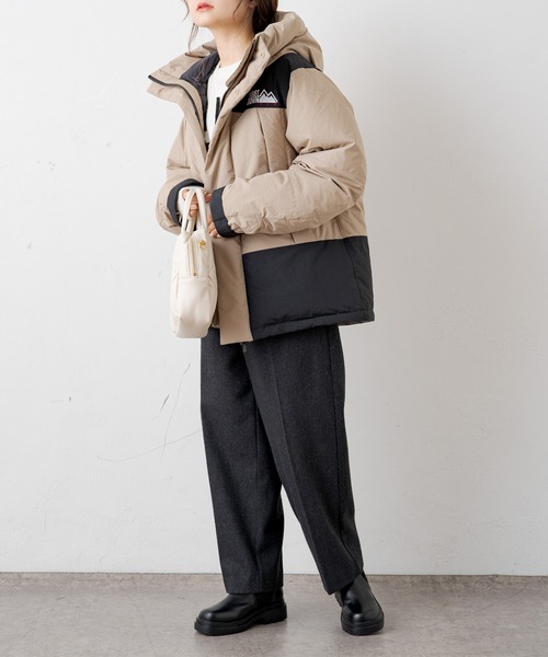 FIRST DOWN(ファーストダウン)の「【FIRST DOWN】WRAP DOWN DICROS(ダウンジャケット/コート・レディース・ブラック/チャコールグレー/ベージュ系その他・S/M)」の20枚目の写真