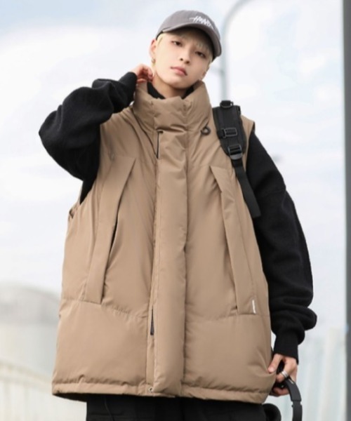 MGV(エムジーヴィー)の「ワンポイントダウンベスト(ダウンベスト・メンズ・ブラック/ブラウン・MEDIUM/LARGE/X-LARGE)」の12枚目の写真