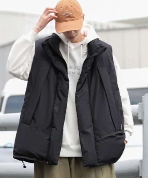 MGV(エムジーヴィー)の「ワンポイントダウンベスト(ダウンベスト・メンズ・ブラック/ブラウン・MEDIUM/LARGE/X-LARGE)」の15枚目の写真