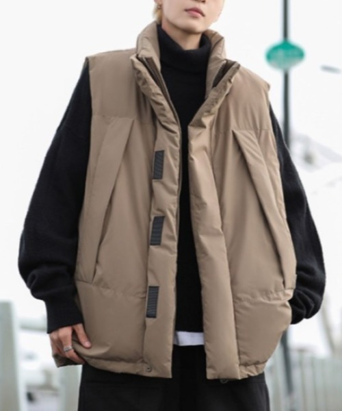 MGV(エムジーヴィー)の「ワンポイントダウンベスト(ダウンベスト・メンズ・ブラック/ブラウン・MEDIUM/LARGE/X-LARGE)」の21枚目の写真