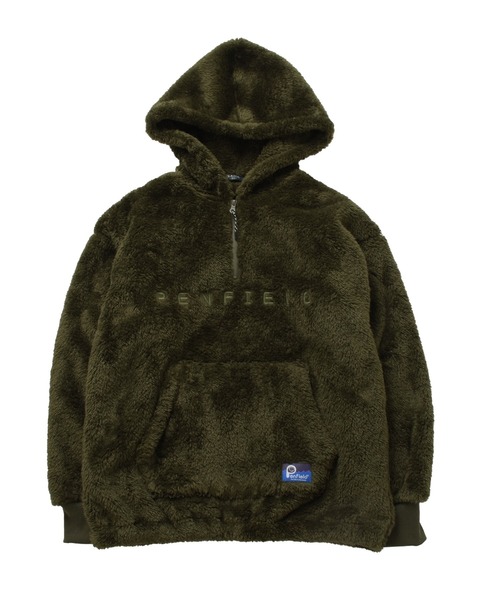 PEN FIELD(ペンフィールド)の「【Penfield】ボア・ハーフジップ刺繍入りパーカー(パーカー・キッズ・ネイビー/オフホワイト/ブラウン/カーキ・160cm/170cm/140cm/150cm)」の13枚目の写真