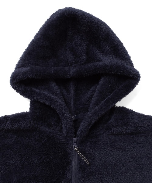 PEN FIELD(ペンフィールド)の「【Penfield】ボア・ハーフジップ刺繍入りパーカー(パーカー・キッズ・ネイビー/オフホワイト/ブラウン/カーキ・160cm/170cm/140cm/150cm)」の12枚目の写真