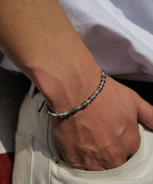 wakami（ワカミ）の「wakami × bPr BEAMS / 別注 メタルビーズ ブレスレット 2023（ブレスレット・メンズ・その他1/その他2・ONE SIZE）」の6枚目の写真