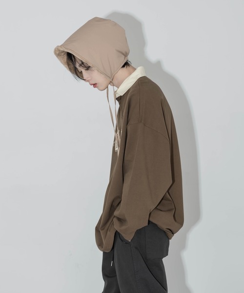 FOLLOWIN(フォロウィン)の「リバーシブルふわふわウィンターフェイクファー帽子(ハット・レディース・ブラウン/ベージュ/ブラック・FREE)」の7枚目の写真