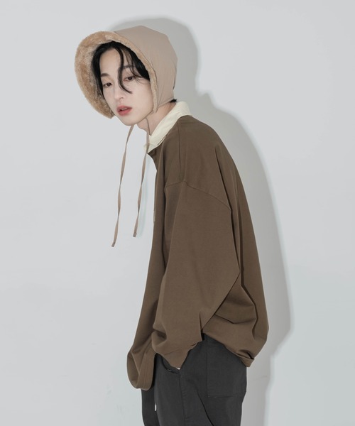 FOLLOWIN(フォロウィン)の「リバーシブルふわふわウィンターフェイクファー帽子(ハット・レディース・ブラウン/ベージュ/ブラック・FREE)」の9枚目の写真