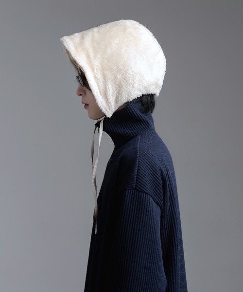 FOLLOWIN(フォロウィン)の「リバーシブルふわふわウィンターフェイクファー帽子(ハット・レディース・ブラウン/ベージュ/ブラック・FREE)」の18枚目の写真