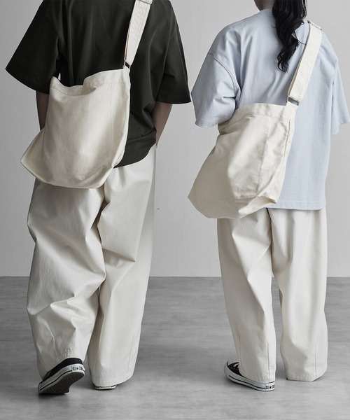 RUUBON】canvas big shoulder bag / キャンバス ビッグ
