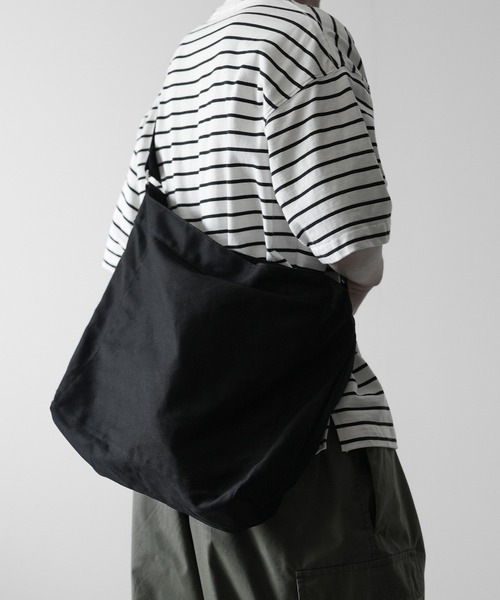 RUUBON】canvas big shoulder bag / キャンバス ビッグ ショルダー