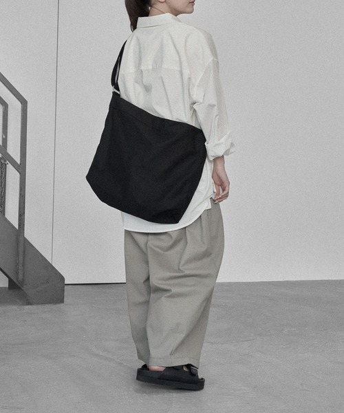 RUUBON】canvas big shoulder bag / キャンバス ビッグ