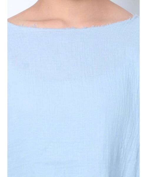 jouetie(ジュエティ)の「ガーゼガーターシャツ(シャツ/ブラウス・レディース・ブラック/オフホワイト/ブルー・MEDIUM)」の18枚目の写真