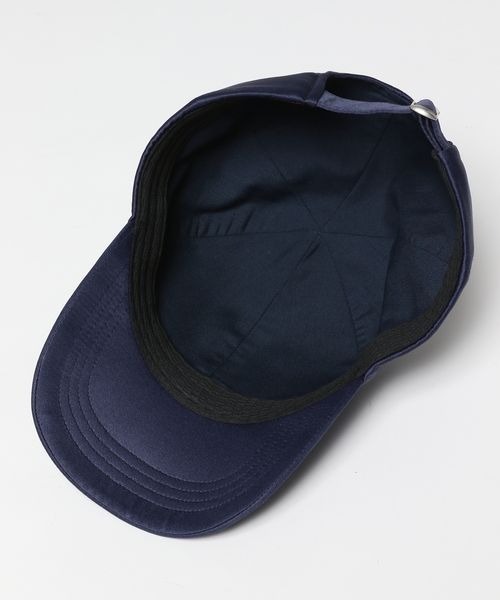 JEANASIS（ジーナシス）の「サテンシシュウロゴキャップ/181124（キャップ・レディース・ライトグレー/ネイビー・FREE）」の5枚目の写真