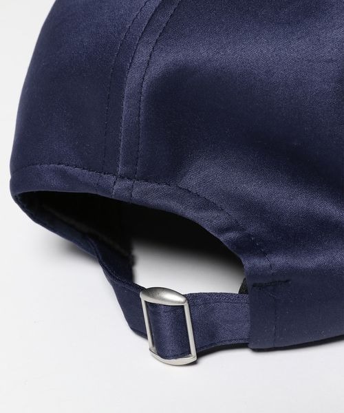 JEANASIS（ジーナシス）の「サテンシシュウロゴキャップ/181124（キャップ・レディース・ライトグレー/ネイビー・FREE）」の7枚目の写真
